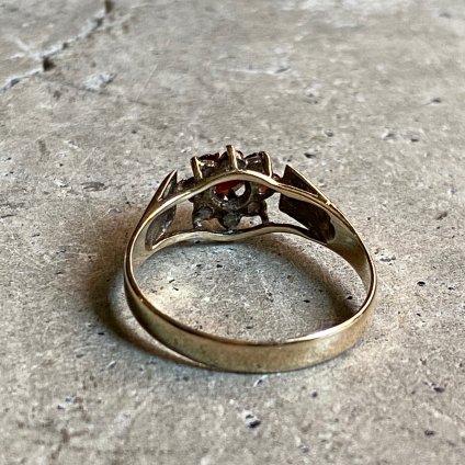 c.1977 9K Garnet Vintage Ring 1977ǯ 9 ͥå ơ󥰡
