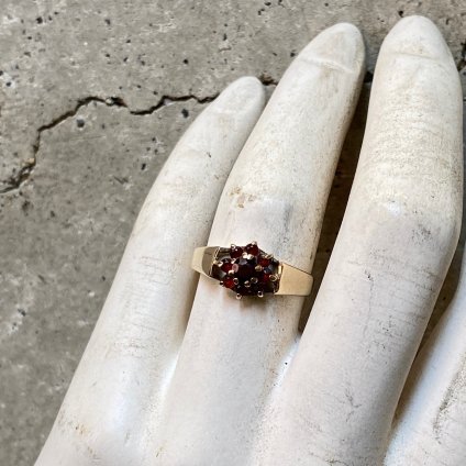 c.1977 9K Garnet Vintage Ring 1977ǯ 9 ͥå ơ󥰡