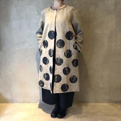 VINCENT JALBERT Dots Coat (󥻥 ١ ɥåȥ) Khaki