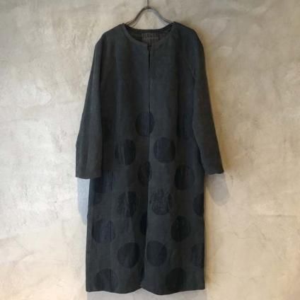 VINCENT JALBERT Dots Coat (󥻥 ١ ɥåȥ)  Charcoal