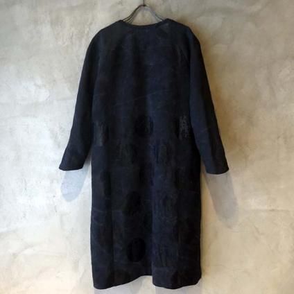 VINCENT JALBERT Dots Coat (󥻥 ١ ɥåȥ)  Navy