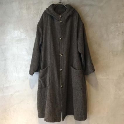 VINCENT JALBERT Hood Coat Harris Tweed (󥻥 ١ աɥ ϥꥹĥ) Khaki