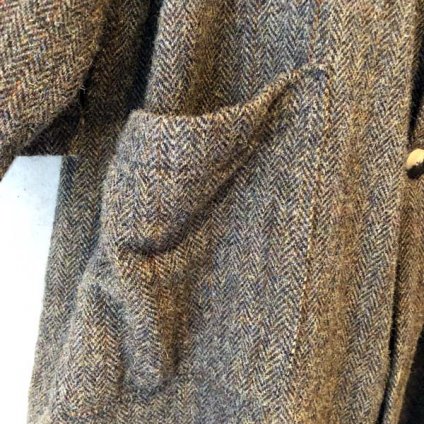 VINCENT JALBERT Hood Coat Harris Tweed (󥻥 ١ աɥ ϥꥹĥ) Khaki