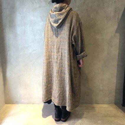 VINCENT JALBERT Hood Coat Harris Tweed (ヴィンセント ジャルベール