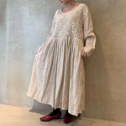 VINCENT JALBERT Lace Dress  (󥻥 ١ 졼ɥ쥹 ) Beige