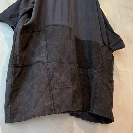 VINCENT JALBERT Large Army Patch Dress  (󥻥 ١ ߡѥåɥ쥹 ) Charcoal