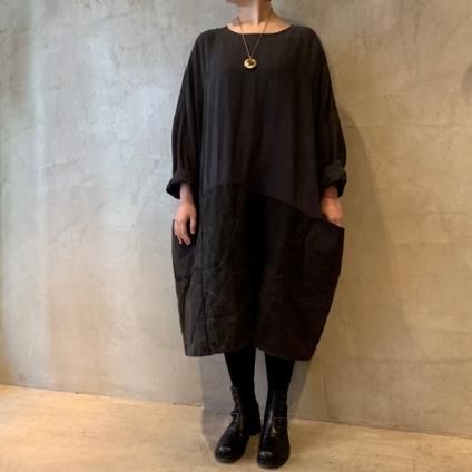 VINCENT JALBERT Large Army Patch Dress  (󥻥 ١ ߡѥåɥ쥹 ) Charcoal