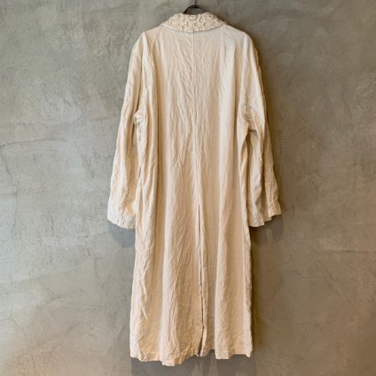 VINCENT JALBERT Coat Lace Collar -Vintage Linen-  (󥻥 ١ 졼顼 ) Natural