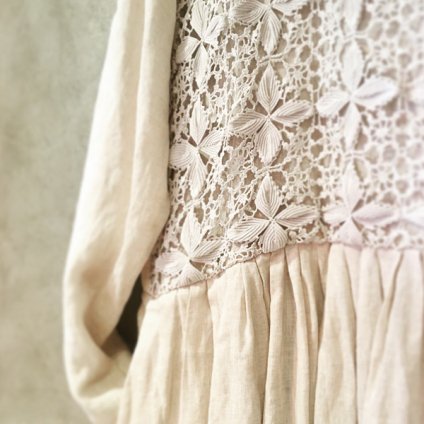 VINCENT JALBERT Lace Dress  (󥻥 ١ 졼ɥ쥹 ) Natural