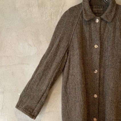 VINCENT JALBERT Coat Harris Tweed Washed (󥻥 ١ ϥꥹĥ  ) Khaki  