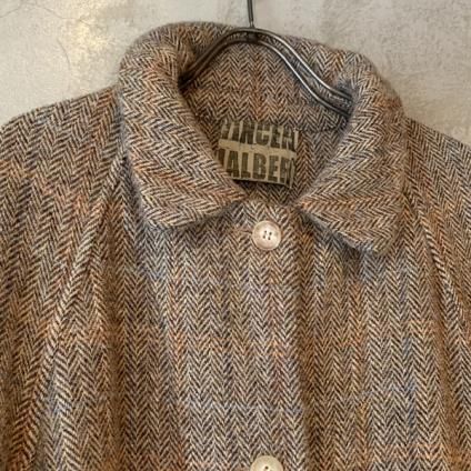 VINCENT JALBERT Coat Harris Tweed Washed (󥻥 ١ ϥꥹĥ  ) Beige  