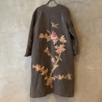VINCENT JALBERT Long Coat - Embroideris - (󥻥 ١ ɽ󥰥 ) Charcoal 