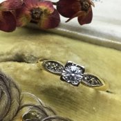 Victorian 18K Diamond Antique Ring(ȥꥢ 18K  ƥ)