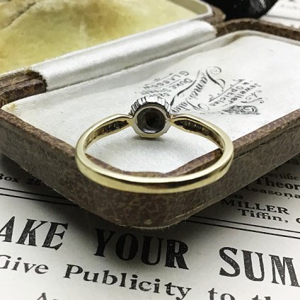 1920s 9K Diamond Antique Ring (1920ǯ 9K  ƥ) 