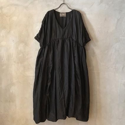 VINCENT JALBERT Parachute Dress L/S  (󥻥 ١ ѥ饷塼ȥɥ쥹 ) Black