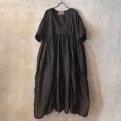 VINCENT JALBERT Parachute Dress L/S  (󥻥 ١ ѥ饷塼 ɥ쥹 ) Brown