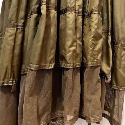 VINCENT JALBERT Parachute  Dress L/S w/Belt (󥻥 ١ ѥ饷塼 ɥ쥹 ) Khaki