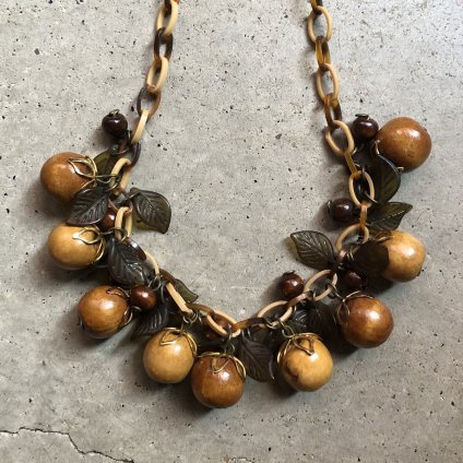 1950's Wood Beads Necklace1950ǯ åɥӡͥå쥹
