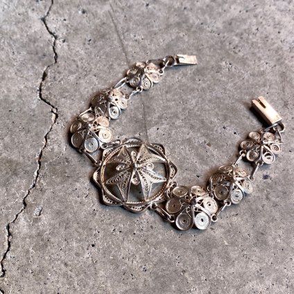 1870-1910年代 シルバー フィリグリー ブレスレット （1870-1910's