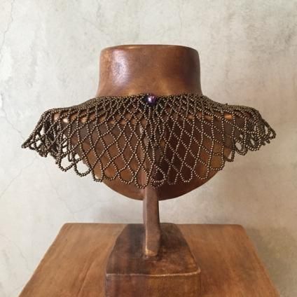 1950's Glass Beads Collar（1950年代 ガラスビーズ つけ襟