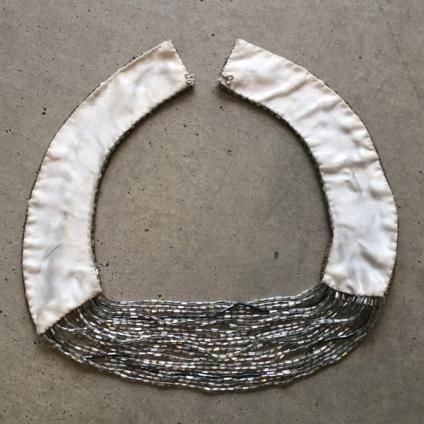 1950's Glass Beads Collar1950ǯ 饹ӡ ĤߡSilver