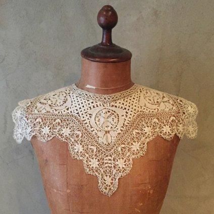 Victorian Needle lace Antique Collar（ヴィクトリアン ニードル 