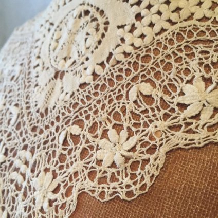 Victorian Needle lace Antique Collarʥȥꥢ ˡɥ졼 ƥĤߡ