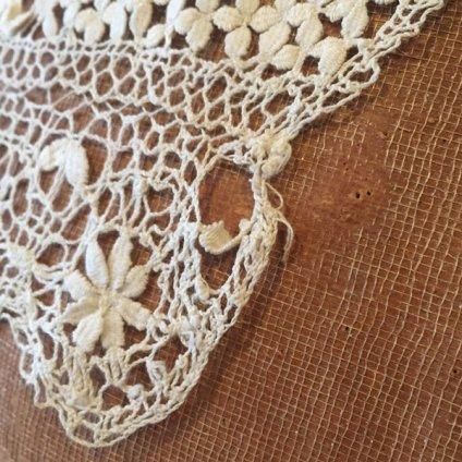Victorian Needle lace Antique Collarʥȥꥢ ˡɥ졼 ƥĤߡ