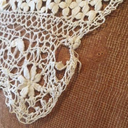 Victorian Needle lace Antique Collarʥȥꥢ ˡɥ졼 ƥĤߡ