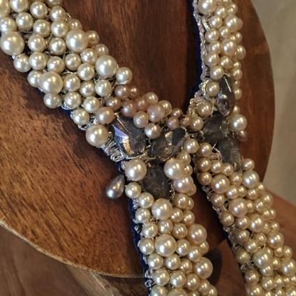 195060's Long Pearl Beads Collar195060ǯ 󥰥ѡӡ Ĥߡ