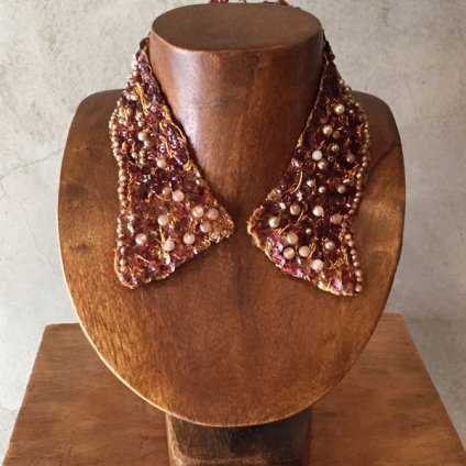 1950's SequinsPealr Beads Collar1950ǯ ѥ󥳡ߥѡӡ Ĥߡ