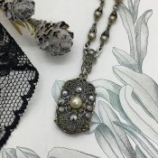 1930's Silver Marcasite Antique Necklace(1930ǯ С ޡ ƥ ͥå쥹)