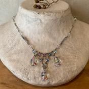 1940's Iris Glass Necklace1940ǯ ꥹ饹 ͥå쥹