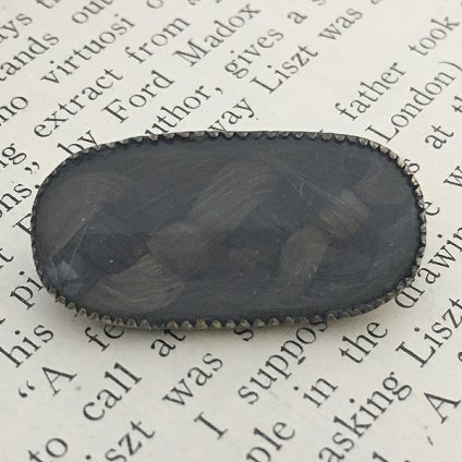 Victorian Mourning Jewelry Brooch（ヴィクトリアン モーニング
