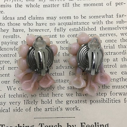 1940's Madlene Riviere Glass Earrings (1940ǯ ޥɥ졼  饹)