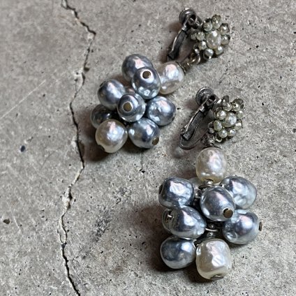 1960's MIRIAM HASKELL Baroque Pearl Earrings1960ǯ ߥꥢࡦϥ Хåѡ 󥰡