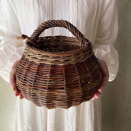 YVES ANDRIEUX WICKER BASKET ( ɥ塼 Хå)  SMALL