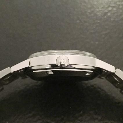☆新品ベルト☆ 800 オメガ ジュネーブ 自動巻き デイト(日付表示) OMEGA】 1960's オメガ ジュネーブ デイト 初期型 筆記 立体植字