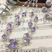 Vendome Purple Flower Necklace(ɡ ѡץեͥå쥹)