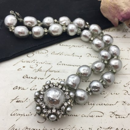 1950's Baroque Pearl Bracelet1950ǯ Хåѡ ֥쥹åȡ