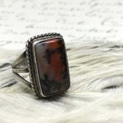Vintage Silver×Petrified Wood Ring（シルバー×ペトリファイドウッドリング）