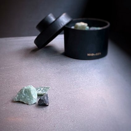 MAD et LEN Pot Pourri mini Green~emerald brut,green aventurine~ʥޥɥ ݥץ ߥ ꡼