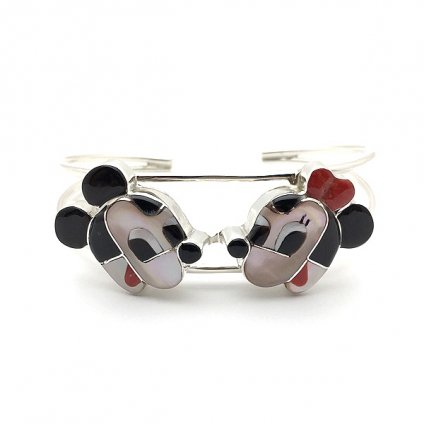 Paula Leekity Bangle Mickey Mouse and Minnie Mouseʥݡ ꡼ƥ Х󥰥 ߥåޥ&ߥˡޥ
