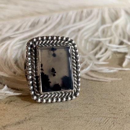 Picture Agate Silver Ringʥԥ㡼 С󥰡