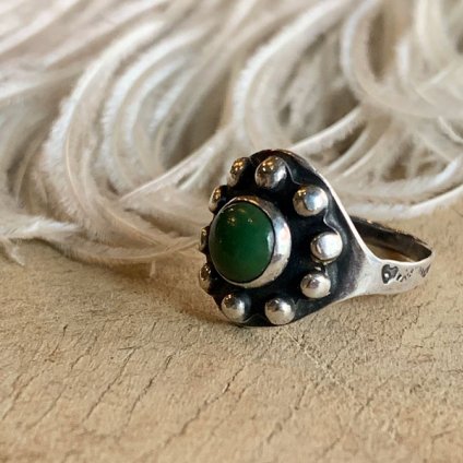 Green Turquoise Silver Ringʥ꡼󥿡 С󥰡