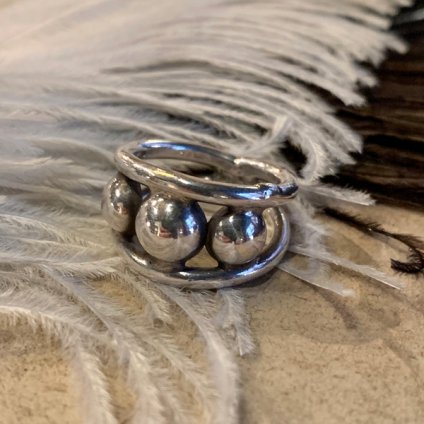 Vintage Mexican Silver Concho Ring (ᥭ С )