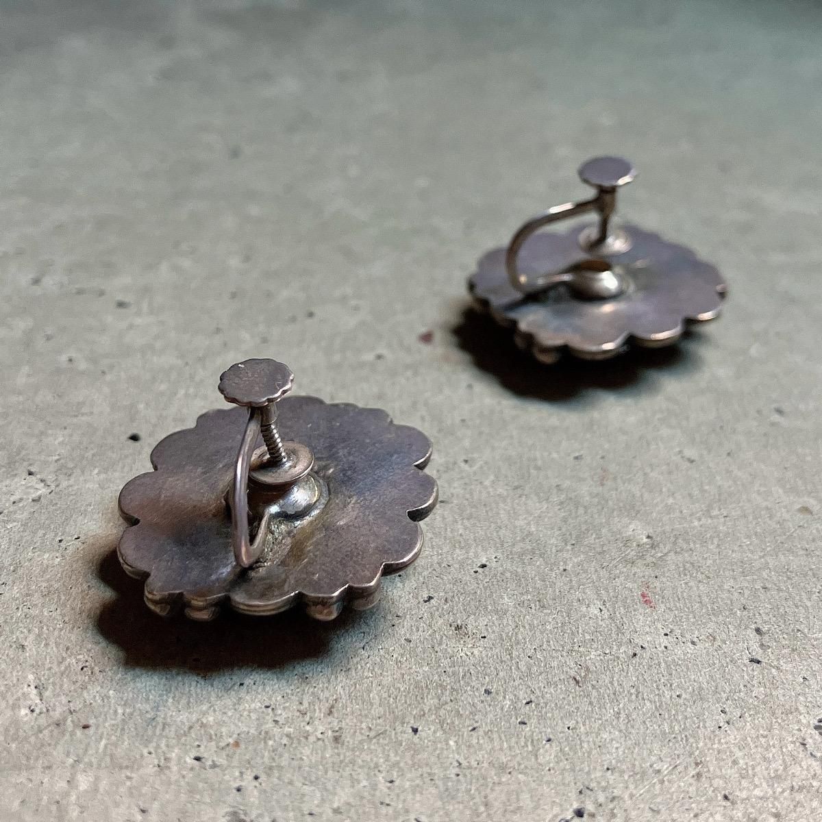 PetrifiedWood Silver Earringsʥڥȥեɥå С󥰡