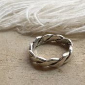 Flat Twisted Wire Silver Ring（フラットツイステッドワイヤー シルバーリング）