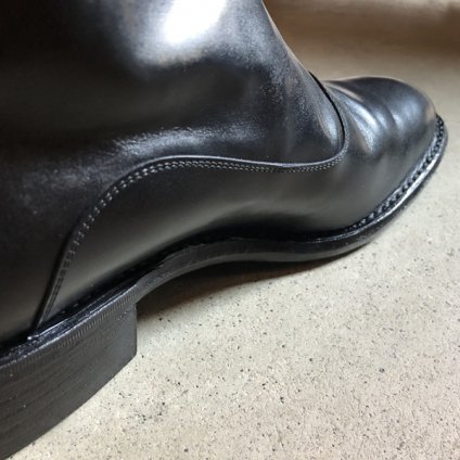 SONOMITSU Back Zip Short Boots（ソノミツ バックジップ ショートブーツ）Black