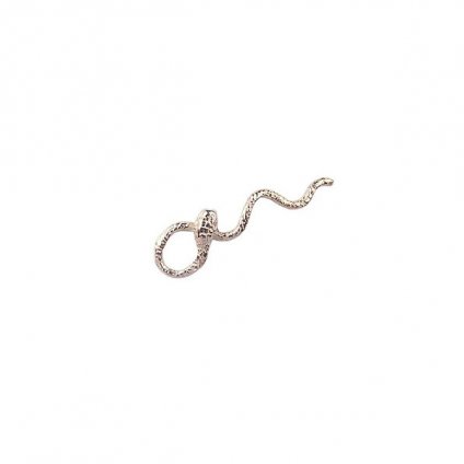 momocreatura Waving Snake Earrings Silver Singleʥإӥԥ С Ҽѡ